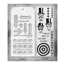 Tim Holtz Mixed-Media Stamps & Stencil - Set