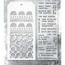 Tim Holtz Mixed-Media Stamps & Stencil - Set