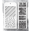 Tim Holtz Mixed-Media Stamps & Stencil - Bold Tidings