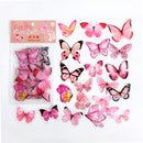 Poppy Crafts Butterfly Nature Sticker Pack - Pink