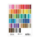 Tim Holtz Distress Mini Ink Pad Label Sheets - Black Text