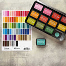 Tim Holtz Distress Mini Ink Pad Label Sheets - Black Text