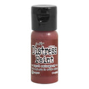 Bottle of Tim Holtz Distress Paint in Aged Mahogany color on a white background
