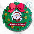 Trinity Stamps Circle Card Add-On Die Set - Holiday Wreath