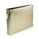 Universal Crafts Classic Leather 12"x12" Three Ring Album - Gold