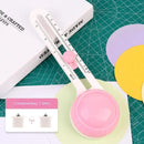 Universal Crafts Circular Paper Cutter - Pink with 2 Refill Blades*