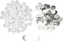 Universal Crafts Button Press Blank Buttons 100 Pack - 44mm