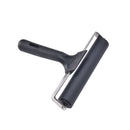 Gray squeegee on a white background