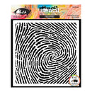 Visible Image Time To Fly 6"x6" Stencil - Fingerprint