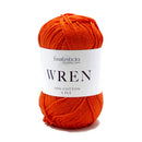 Fiddlesticks Wren 8ply Cotton Yarn 50g - Tangerine