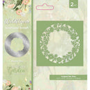 Crafter's Companion Nature's Garden Wildflower Metal Die Create A Card - Wilflower Wreath*