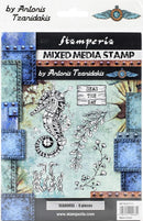 Stamperia Cling Stamp 5.90"X7.87" Seahorse, Sir Vagabond