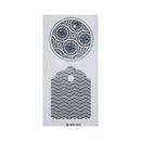 Webster's Pages Itty Bitty by Unity Stamp Co. - Girl Land & Doily Chevron