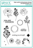 Gina K Designs Stamp & Die Set - You are Golden