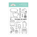 Doodlebug Clear Doodle Stamps - Made With Love*