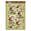 Hunkydory Beautiful Birds Deco-Large Set - Wee Wren
