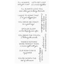 My Favorite Things Clear Stamps - Picture- Perfect Sentiments 4" x 8"*