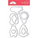 Doodlebug Doodle Cuts Dies - Lets Getaway, I Heart Travel*