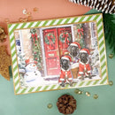 Hunkydory Christmas Labrador Retriever & English Springer Spaniel Decoupage Topper Sheet*