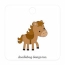 Doodlebug Collectible Enamel Pin - Horsey*