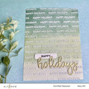 Altenew Happy Holidays 3D Embossing Folder*