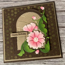 Lisa Horton Crafts β Cosmo Flourish Floral Plate β Craft Die Set