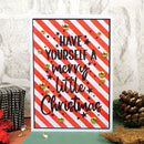 Hunkydory For the Love of Masks - Christmas Stripes Frame & Sentiment*