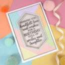 Hunkydory For the Love of Stamps - Geometric Lined Background