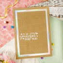 Hunkydory Moonstone Dies - Many Thanks Background Panel*