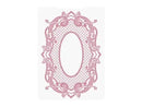Nature's Garden Vintage Rose 2D Embossing Folder 5"X7" Baroque Frame*