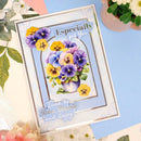 Hunkydory Pocket Pad - Pretty Pansies