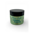 Green jar of Poppy Crafts Shimmer Paste on a white background