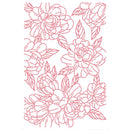 Crafter's Companion Sara Signature Floral Elegance 2D Embossing Folder 4"X6" Floral Delight*