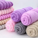 Poppy Crafts Soft Yarn 100g 3 Pack - Cream