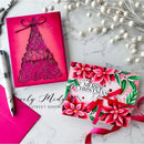 Pinkfresh Studio Stencils 4.25"X5.5" 6/Pkg Festive Foliage Tree*