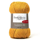 Fiddlesticks Superb 10 Yarn 100g - Mustard