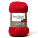 Fiddlesticks Superb 10 Yarn 100g - Blood Red