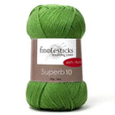 Fiddlesticks Superb 10 Yarn 100g - Bright Green