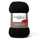 Fiddlesticks Superb 10 Yarn 100g - Black
