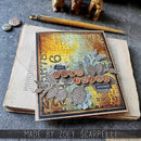 Tim Holtz Cling Stamps 7"X8.5" Deconstructed