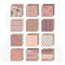 Tim Holtz - Advantus Idea-ology Double-Sided Cardstock 8"X8" 12/Pkg Palette Collection: Pink,
