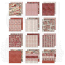 Tim Holtz - Advantus Idea-ology Double- Sided Cardstock 12"X12" 12/Pkg Palette Collection: Red