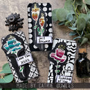 Tim Holtz Cling Stamps 7"X8.5" - Abstract Florals^