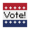 Diamond Dotz Diamond Stickers - Vote