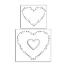 Penny Black Creative Dies - Hearts Around 3.7inch X3.3inch