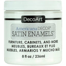 Americana Decor Satin Enamels 8oz - Pure White