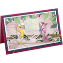 Sizzix Framelits Die & Stamp Set By Lindsey Serata 11 pack Love Birds & Sentiments