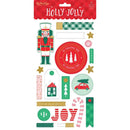 My Minds Eye - Holly Jolly - Chipboard Elements 6 inch X12 inch 2 pack*