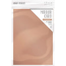 Craft Perfect Mirror Cardstock 92lb 8.5inX11in 5 per pack - Burnished Rose*