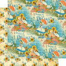 Graphic 45 - Dreamland Double-Sided Cardstock 12 inch X12 inch - Enchanted Garden*